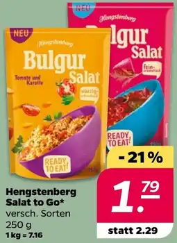 Netto Hengstenberg Salat to Go Angebot