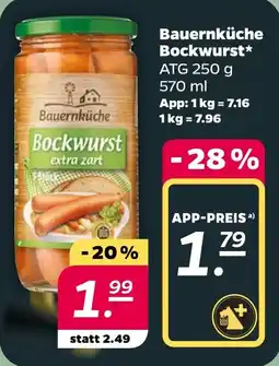 Netto Bauernküche Bockwurst Angebot