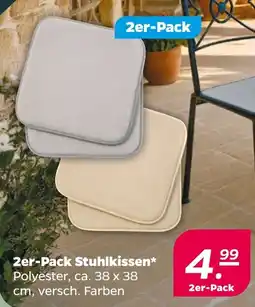 Netto 2er-Pack Stuhlkissen Angebot
