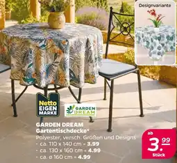 Netto GARDEN DREAM Gartentischdecke Angebot
