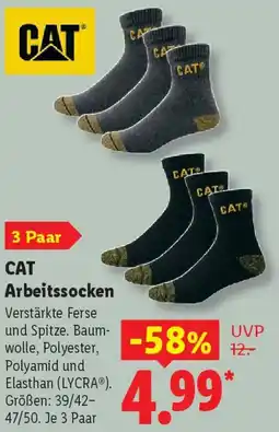 Lidl CAT Arbeitssocken Angebot