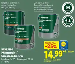 Lidl PARKSIDE Pflasterstein-/ Garagenbodenfarbe Angebot