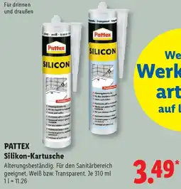 Lidl PATTEX Silikon-Kartusche Angebot
