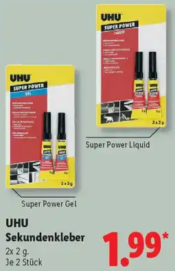 Lidl UHU Sekundenkleber Angebot