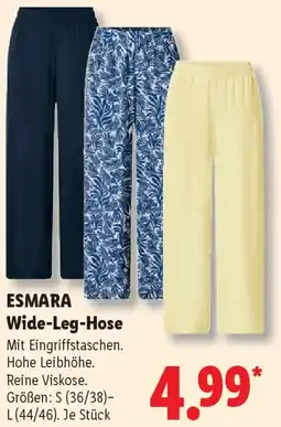 Lidl ESMARA Wide-Leg-Hose Angebot