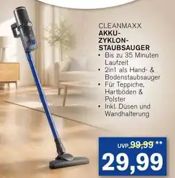 KODi CLEANmaxx Akku-Zyklon-Staubsauger Angebot