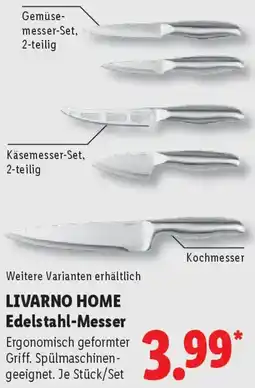 Lidl LIVARNO HOME Edelstahl-Messer Angebot