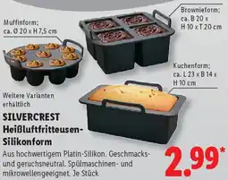 Lidl SILVERCREST Heißluftfritteusen Silikonform Angebot