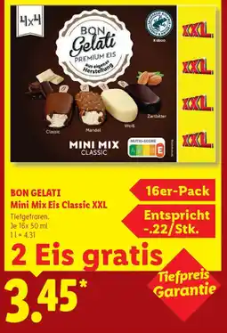 Lidl BON GELATI Mini Mix Eis Classic XXL Angebot