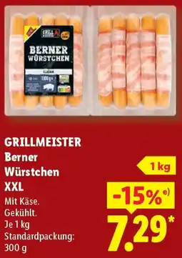 Lidl GRILLMEISTER Berner Würstchen XXL Angebot