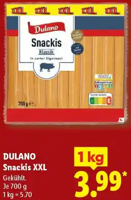 Lidl DULANO Snackis XXL Angebot