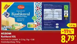 Lidl MILBONA Kashkaval XXL Angebot