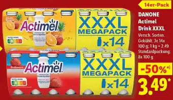 DANONE Actimel Drink XXXL