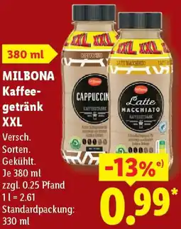 Lidl MILBONA Kaffeegetränk XXL Angebot