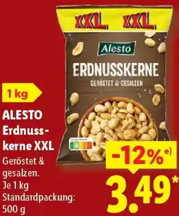 Lidl ALESTO Erdnusskerne XXL Angebot