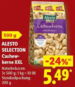Lidl ALESTO SELECTION Cashewkerne XXL Angebot