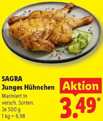 Lidl SAGRA Junges Hühnchen Angebot