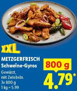 Lidl METZGERFRISCH Schweine-Gyros Angebot