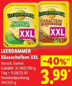 Lidl LEERDAMMER Käsescheiben XXL Angebot