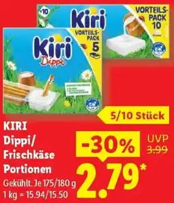 Lidl KIRI Dippi/ Frischkäse Portionen Angebot