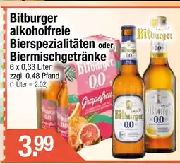 Getränke City Bitburger alkoholfreie bierspezialitäten Angebot