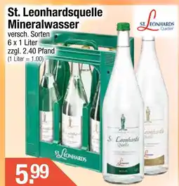 Getränke City St. leonhardsquelle mineralwasser Angebot