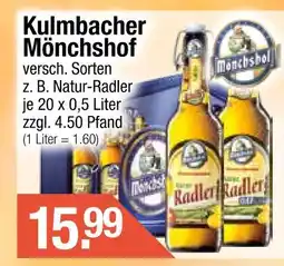 Getränke City Kulmbacher mönchshof natur-radler Angebot
