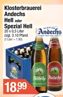 Getränke City Klosterbrauerei andechs hell Angebot