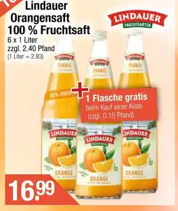 Getränke City Lindauer orangensaft 100 % fruchtsaft Angebot