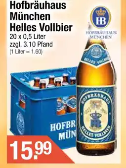 Getränke City Hofbräuhaus münchen helles vollbier Angebot