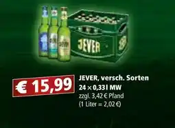 Getränke City Jever versch. sorten Angebot