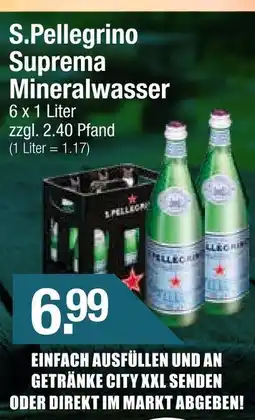 Getränke City S.pellegrino suprema mineralwasser Angebot