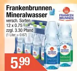 Getränke City Frankenbrunnen mineralwasser Angebot