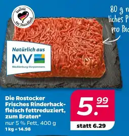 Netto Die rostocker frisches rinderhackfleisch Angebot