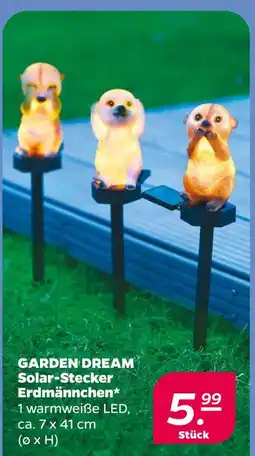 Netto Garden dream solar-sticker erdmännchen Angebot