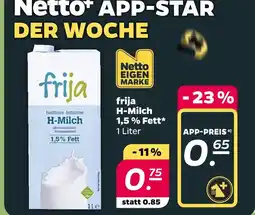 Netto Frija h-milch Angebot