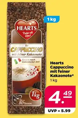 Netto Hearts cappuccino mit feiner kakaonote Angebot