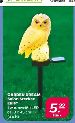 Netto Garden dream solar-stecker eule Angebot