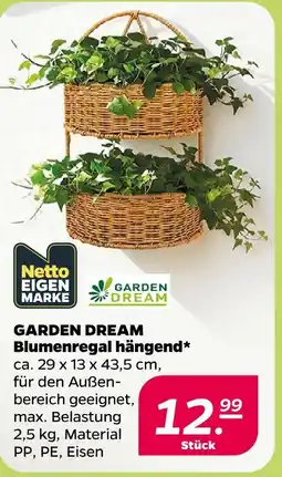 Netto Garden dream blumenregal hängend Angebot