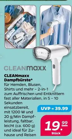 Netto Cleanmaxx dampfbürste Angebot