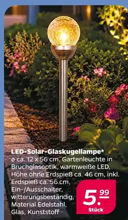 Netto Led-solar-glaskugellampe Angebot