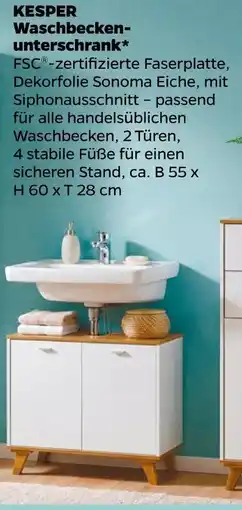 Netto Waschbecken unterschrank Angebot