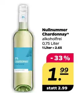 Netto Nullnummer chardonnay Angebot