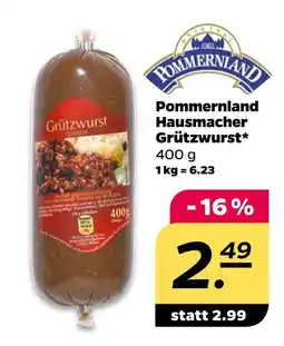 Netto Pommermland hausmacher grützwurst Angebot