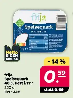 Netto Frija speisequark Angebot