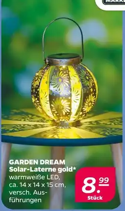 Netto Garden dream solar-laterne gold Angebot