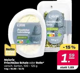 Netto Meierie frischkäse schale Angebot