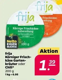 Netto Frija körniger frischkäse gartenkräuter Angebot