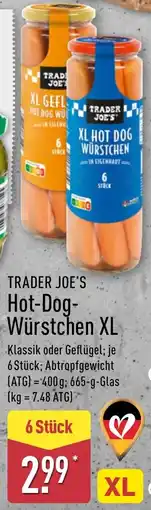 Aldi Nord TRADER JOE'S Hot-Dog- Würstchen XL Angebot
