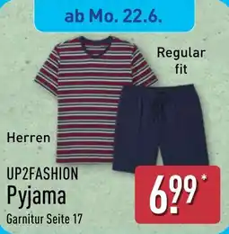 Aldi Nord UP2FASHION Pyjama Angebot
